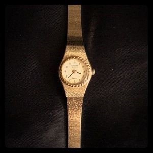 💙Ladies Vintage Citizen Quartz Sevin Gold Tone Watch